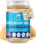 Sea Moss Gel by BioVitalica Irish sea Moss raw Organic Premium Quality Dr Sebi Vegan superfood for Cells 100% Natural Seamoss Gel (Pack of 1 Original)