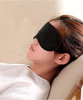 Medsuo Comfortable Soft Sleep Eye Masks Shade Cover Lightweight Sleeping Blindfold For Men And Women Suitable For Travel Sleep Or Party Supplies (Black) 3Pcs