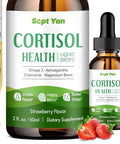 Sept Yan Cortisol Supplements Liquid Drops For Women And Men With Phosphatidylserine Magnesium Ashwagandha Vitamins Cortisol Detox Calm Drops For Supplements Mood Focus Sleep 2 Fl.Oz Vegan