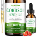 Sept Yan Cortisol Supplements Liquid Drops For Women And Men With Phosphatidylserine Magnesium Ashwagandha Vitamins Cortisol Detox Calm Drops For Supplements Mood Focus Sleep 2 Fl.Oz Vegan