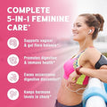 Iron Supplement for Women and Men with Vitamins C B6 B12 and Folate+Vitalibre Womens Probiotics 100 Billion CFU 15 Strains w/Prebiotic Cranberry Vitamin B6 and VC
