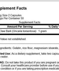 Swanson Full-Spectrum Cat's Claw - Herbal Supplement Promoting Digestive Health & Immune System Support - Natural Formula Supporting Joint Health - (100 Capsules 500mg Each)