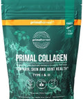 Primal Creatine Powder + Collagen Powder Bundle 2Pack Muscle Recovery Strength And Performance Unflavored 30 Servings Each
