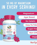 Maryruth's Kids Magnesium Calm Gummies (Hibiscus) & Vitamin K2+D (Peach Mango 3 Gummies