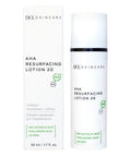 DCL Skincare AHA Resurfacing Lotion 20, 20% Glycolic Acid exfoliates while hydrating, reducing fine lines with Hyaluronic Acid, Vitamin E, Shea Butter, Jojoba, Green Tea 1.7 Fl oz