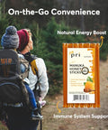 P.R.I Manuka Honey Sticks, MGO 300+, Raw New Zealand Manuka Honey, Premium SingleÃ¢â‚¬â€˜Serve OnÃ¢â‚¬â€˜theÃ¢â‚¬â€˜Go Pack, 20 Count