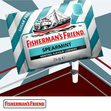 Fisherman'S Friend Sugar Free Spearmint Flavor 22 Lozenges (Pack Of 6)