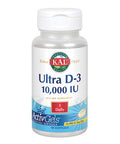 KAL Ultra Vitamin D-3 10,000 IU | Liquid-Fill ActivGels | Healthy Immune System & Bone Support, Soy Free, 90ct, 90 Serv.