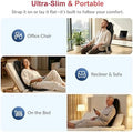 Comfier 2026 Graphene Heated Chair Massager Pad 4900 Rpm Vibration Motor Full Back Massage Seat Cushion For Office Chair & Recliner For Dad Men