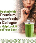 Country Farms Collagen Peptides Powder With Greens Dietary Powder Supplement 10.6 Oz 30 Servings