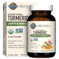 Garden Of Life Organics Maximum Strength Turmeric Joints & Mobility Support 30 Tablets - 500Mg Curcumin (95 Curcuminoids) Black Pepper - Organic Non-Gmo Vegan & Gluten Free Herbal Supplements