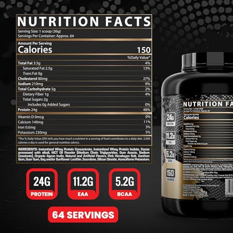 Nutrex Research Whey Protein Powder Chocolate Muscle Infusion Whey Isolate W/Eaa & Hi Bcaa For Muscle Gain - 5 Pounds - Muscle Builder For Men & Women Sports Nutrition Delicious Taste & Texture