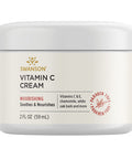 Swanson Vitamin C Cream - 2 fl Ounce (59 ml) - Nourishing Cream for Skin Health and Radiance