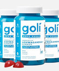 Goli Zero Sugar Ashwagandha & Vitamin D Maca L-Theanine Gummies No Artificial Sweeteners No Sugar Alcohols. Mixed Berry Ksm-66 Vegan Plant Based Non-Gmo Gluten- & Gelatin . (3)