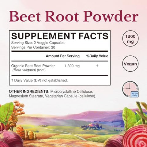 Vitalitown 10 in 1 Magnesium Complex 90 Caps and Vitalitown Organic Beet Root 60 Capsules 1300mg