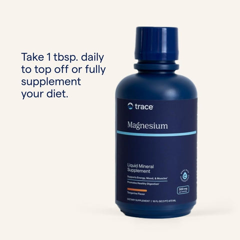 Trace Minerals Liquid Magnesium LQM01 300 mg Supplement Drops GlutenFree Vegan Magnesium Mineral Supplement for Daily Health Support and Wellness 16 fl oz (473 ml Bottle)