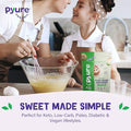 Pyure Organic Plant-Based Sweetener | 1:1 Sugar Replacement | Made with Allulose, Monk Fruit & Stevia | No Erythritol | Keto, Diabetic & Vegan Friendly | USDA Organic, Non-GMO | 9 oz