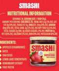 Smash Foods Strawberry Superfood Fruit Spread, No Sugar Added, Keto Jam with Chia Seeds, Vegan, Low-Calorie, 17.5 oz
