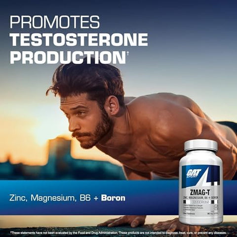 GAT Sport Essentials ZMAGT Zinc Magnesium B6 + Boron 90 Veg Capsules