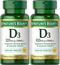 NatureS Bounty Vitamin D5000 Iu Softgels Maximum Strength 150 Ea ( Pack Of 2)