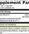 Metagenics Ultraflora Ib Relief For Occasional Intestinal Distress Probiotics For Digestive Health Antibloat For Men & Women 60 Billion Cfu Nongmo Gluten Vegetarian 30 Capsules