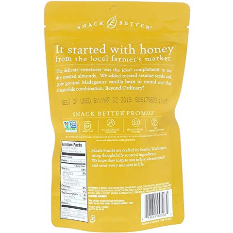 Glazed Mix, Honey Almonds, 4 oz- packof 5