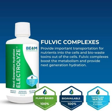 Beam Minerals Micro-Boost Humic Mineral Blend & Electrolyze Liquid And Insta-Lytes Natural Liquid Electrolytes 2Oz