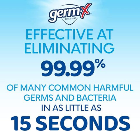 Germ-X Original Hand Sanitizer 2 Fl Oz (Pack Of 24) Less Drying Moisturizing Gel With Vitamin E No Rinse Formula Display Pack Mini Travel Size For On-The-Go