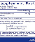 Pure Encapsulations Reduced Glutathione 100 mg 120 vcaps