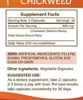 Secrets of the Tribe Chickweed 60 Capsules, 800 mg, Chickweed (Stellaria Media) Dried Herb (60 Capsules)