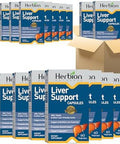 Herbion Naturals Liver Support Herbal Blend With Milk Thistle Supports Healthy Liver Function Promotes Detoxification Supports Appetite 60 Vegicaps (Pack Of 48)