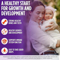 Wellements Baby Organic Vitamin D Drops for Infants and Toddlers (90Day Supply) Certified Newborn+ Liquid Vitamin D3 Drops Support Healthy Growth and Bone Development 400 IU per Drop (1 Drop Daily)