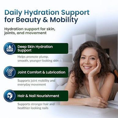 Forestleaf Hyaluronic Acid Supplements 100Mg High Bioavailable Dietary Hyaluronic Acid Powder Capsules 50Mg Vit C Supports Skin Hydration Joint Lubrication Anti-Aging Hair & Nails 120 Caps