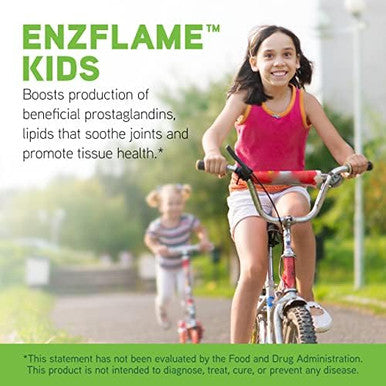 Davinci Little Enzflame Kids Powder Drink Mix Supplement To Support Muscle And Joint Comfort Mobility And Immune Health With Calcium Sodium Enzymes Dmg Orange Flavor 30 Servings