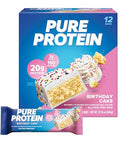 Pure Protein Pure Protein Bars High Protein Nutritious Snacks To Support Energy Low Sugar Gluten Chocolate Peanut Caramel 1.76Oz 12 Count (Pack Of 1) (Packaging May Vary)
