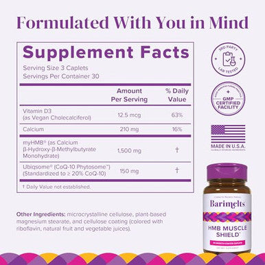 Barimelts Empower Your Journey Pack, Hair Health+, Hmb Muscle Shield, And Berberine Phytosome