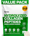 Fernes Collagen Powder For Women Men (5Lb) Type I & Iii