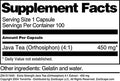 Terravita Extra Strength Java Tea (Orthosiphon) 4:1 Extract - 450 Mg (100 Capsules, Zin: 511045)