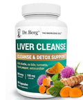 Dr Berg Nutritionals Liver Cleanse Detox Capsules W/Unique Blend Of Milk Thistle Ox 60 Capsules