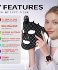 Linkfcare Linkf ' Care Red Light Therapy For Face 7 Color Led Face Mask Light Therapy Wireless Led Mask Therapy Facial Skin Care For Anti-Aging & Radiant Skin 'Red Light Mask