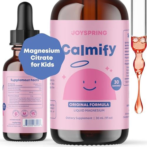 JoySpring Saffron and Magnesium for Kids Genius Focus Supplement Bundle
