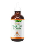 Monk Fruit & Stevia Liquid Sweetener Drops - Natural Sweeteners & Sugar Alternatives - Delicious Blend with No Bitter Aftertaste - Concentrated Sweetener Liquid Drops Extract ÃƒÂ¢Ã¢â€šÂ¬Ã¢â‚¬Å“ 16 FL OZ (3200 Servings)