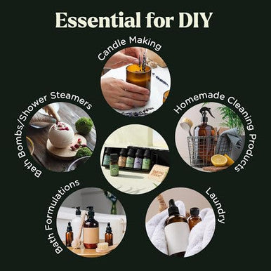 Lagunamoon Top 6 Blends Essential Oil Set (10Ml) And 16 Pcs Premium Grade Home Essentials Oils (10Ml) - For Diffusers Home Care Candle Making Scents Fragrance Aromatherapy Humidifiers s