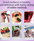 Hee Creek Top Grade Dried Mulberries Black Mulberry Tea 280g/10oz Wild Black Mulberry Dried Fruit No Sugar Added & No Additives Sand Free Nourishing Ã¦Â¡â€˜Ã¨â€˜Å¡ Ã¦Â¡â€˜Ã¨â€˜Å¡Ã¥Â¹Â²