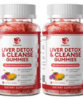 Lukaree 2 Pack Lukaree Liver Cleanse Detox & Repair Gummies 60 Count 2 Pack