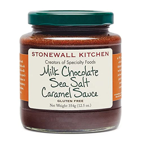 Stonewall Kitchen Milk Chocolate Sea Salt Caramel Sauce, 12.5 oz