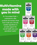 Garden Of Life Dr. Formulated Multi+ Energy Support Capsule With Green Coffee Bean Rhodiola and Probiotics Energy And Immune Support NonGmo GlutenFree 30 Capsules