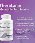 Theralogix Theratonin Melatonin Supplement 90Day Supply Sleep Support Supplement Melatonin To Aid A Good Night'S Sleep Supplement For Women To Support Fertility Nsf 90 Tablets