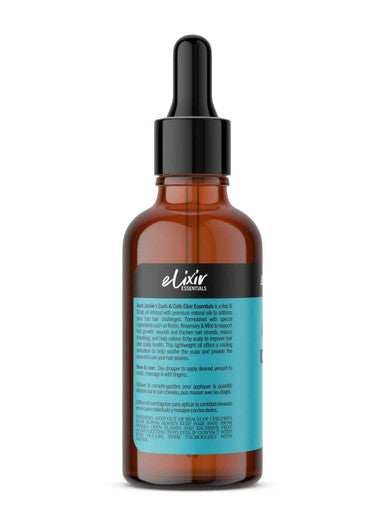 Aunt Jackie'S Elixir Essentials Hair & Scalp Oil Enriched With Biotin Rosemary & Mint Nourishes Thickens & Supports Hair Growth 2 Oz