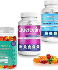 Bio Vitalica (Bundle) Sea Moss Elderberry & Quercetin & Sea Moss Ashwagandha Gummies Biovitalica